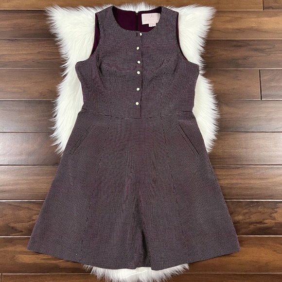 Gal Meets Glam Size 14 Polka Dot Pocket Meg‎ Fit & Flare Dress - Picture 1 of 10